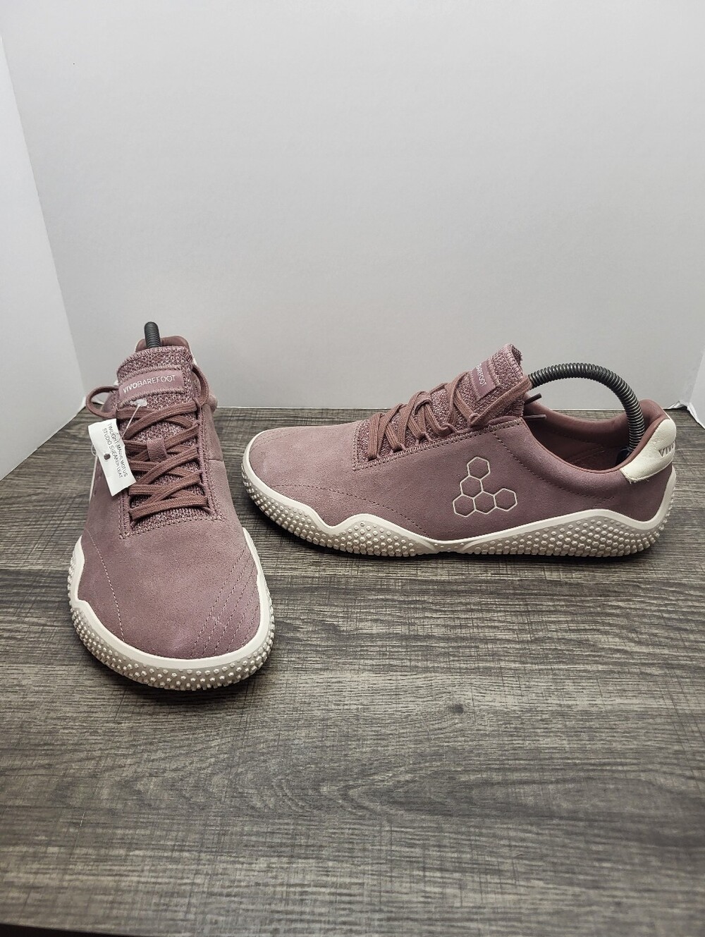 VivoBarefoot Sneakers Women EU 41 US 10 Mauve Motus Studio Leather Barefoot Shoe